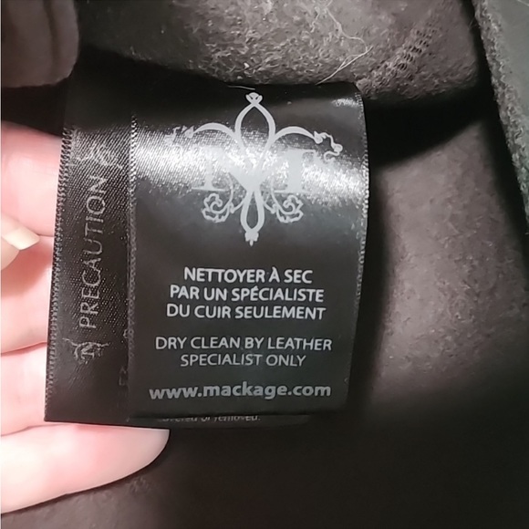 SALE⚡️Mackage Asymmetrical zip Wool Jacket S/M see desc. - Picture 14 of 14